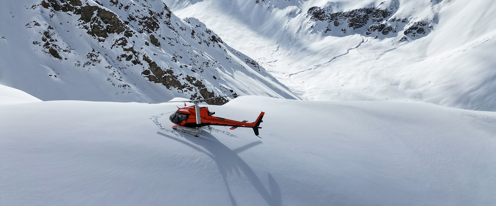 Heli Ski in the Andes Mountains