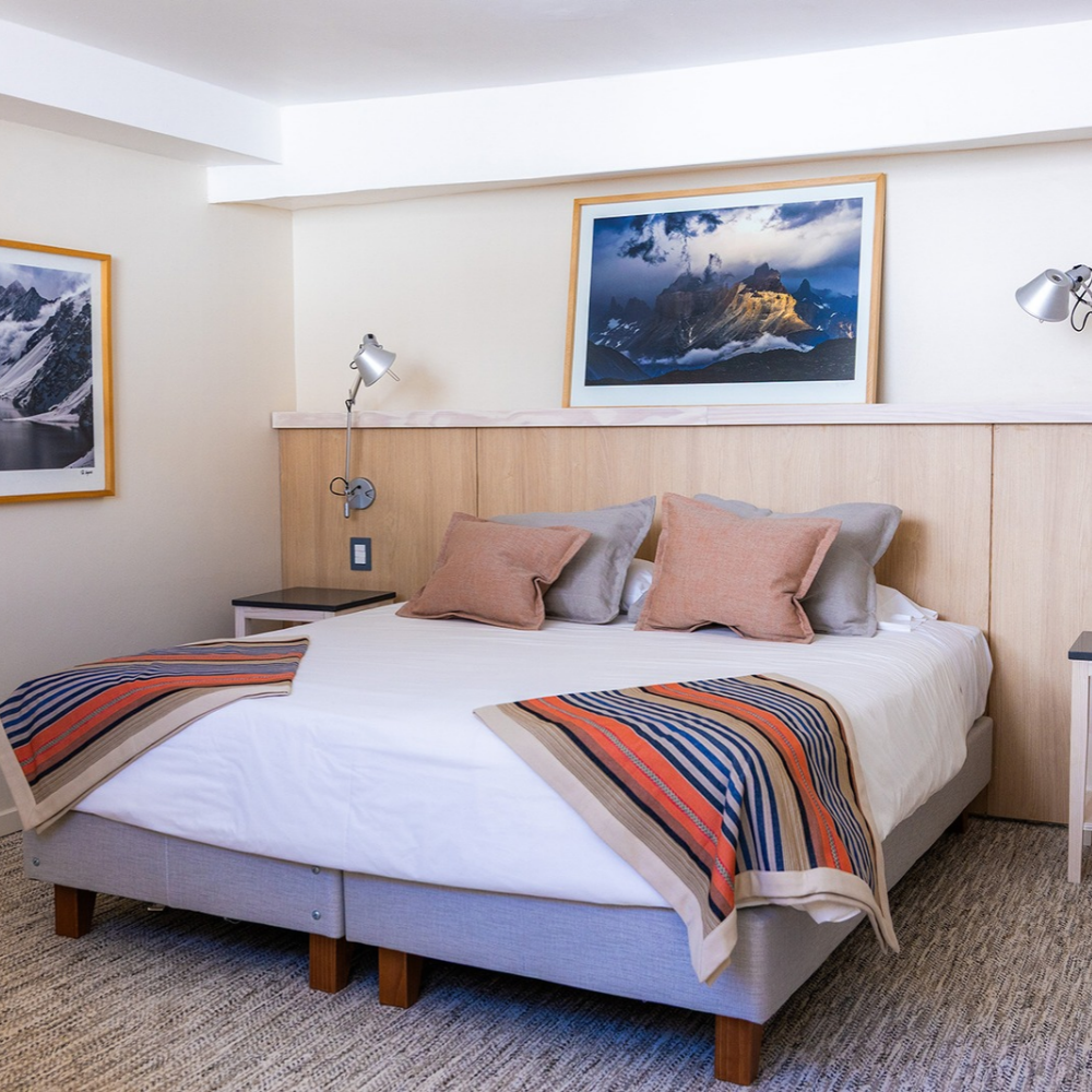 Renovated chalet bedroom at Portillo